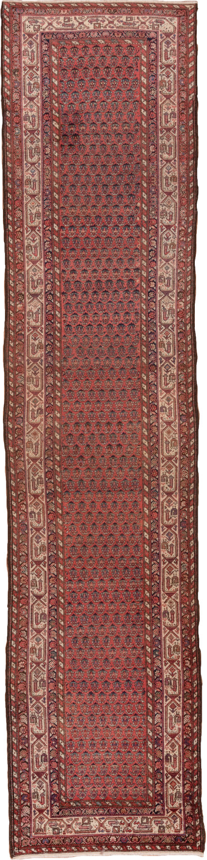 Antique Saraband Runner Rug (3' x 13')